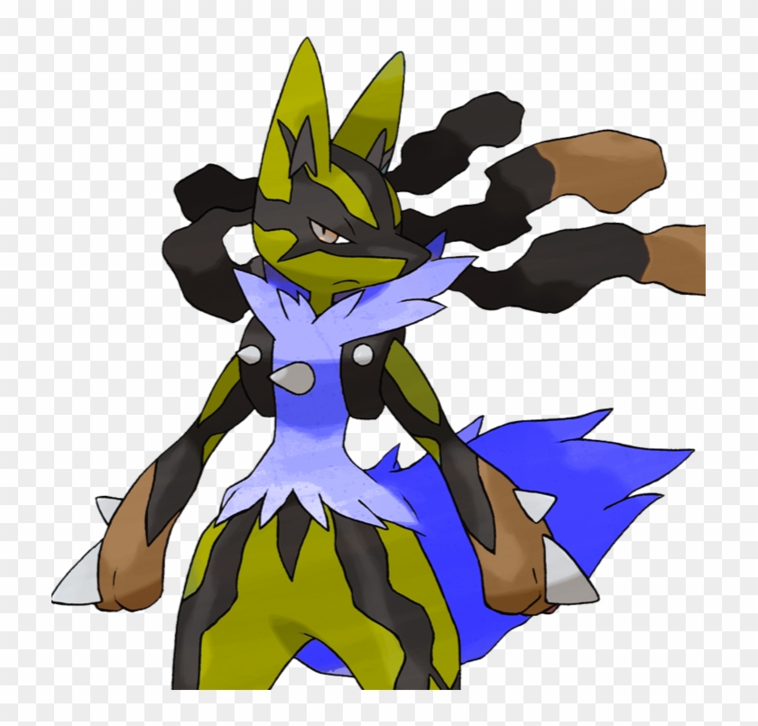 Transparent Lucario Png - Pokemon Mega Lucario Shiny, Png Download