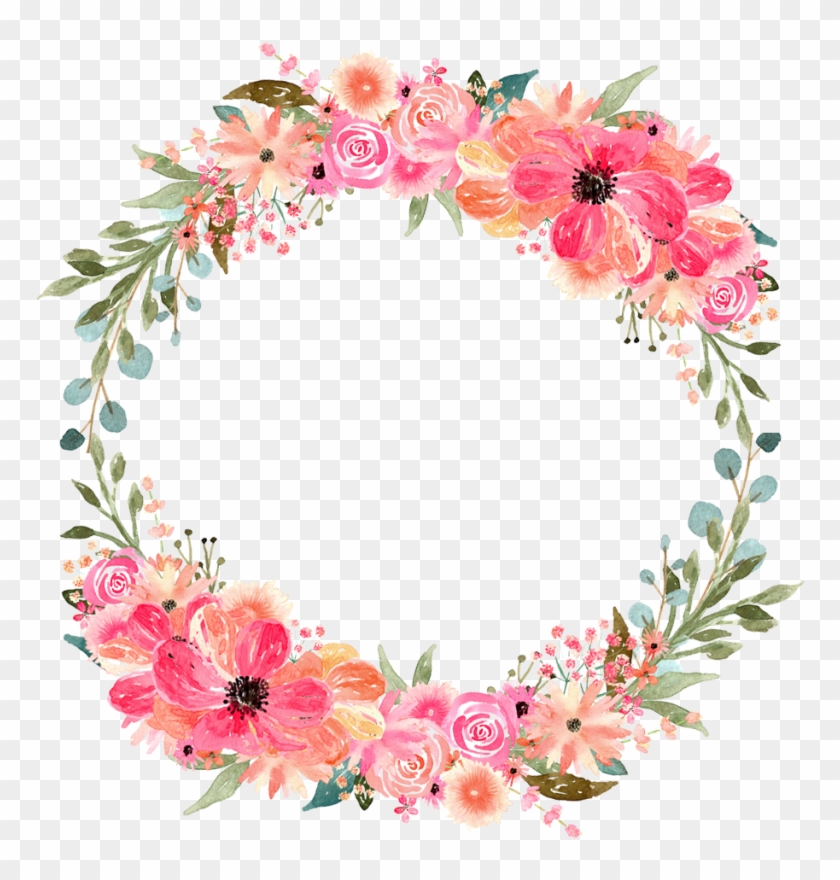 Download Watercolor Wreath Watercolor Transparent Background Floral Clipart Png Png Download 1000x1000 127144 Pngfind