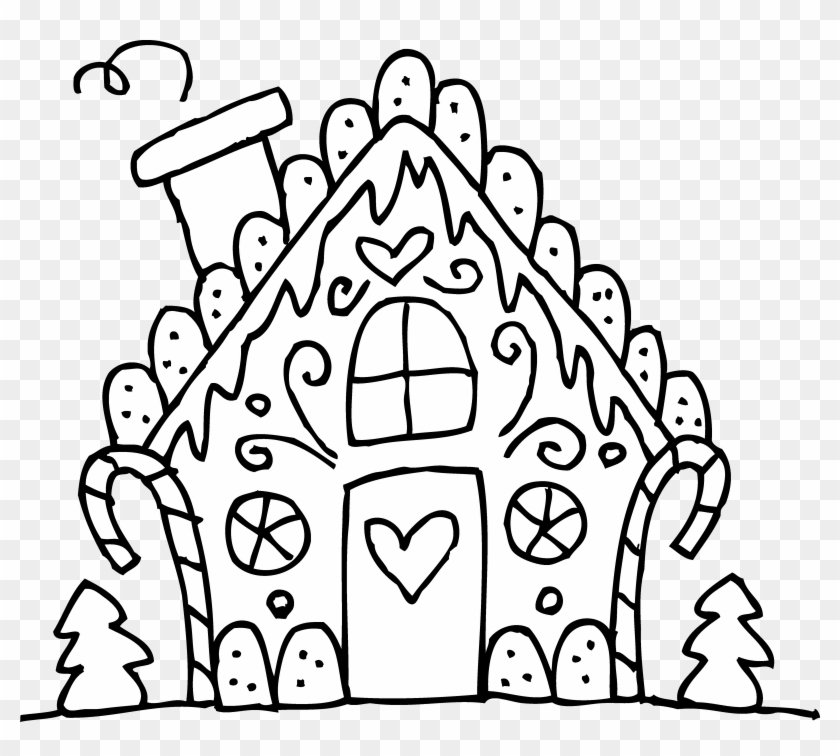 png transparent library gingerbread house clipart black