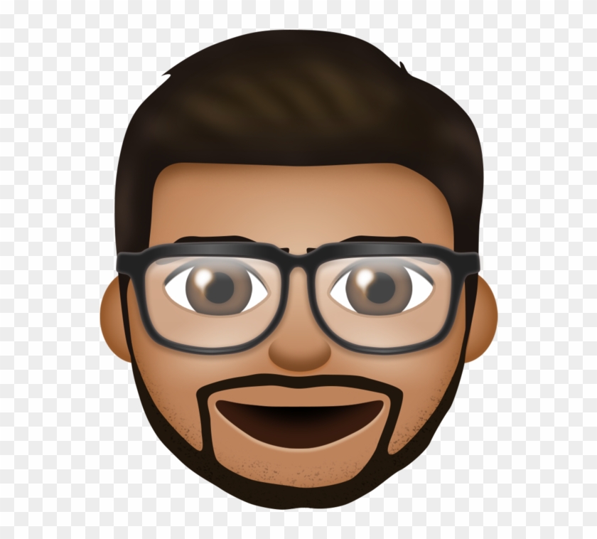 Emoji With Beard And Glasses, HD Png Download 720x720(129348) PngFind