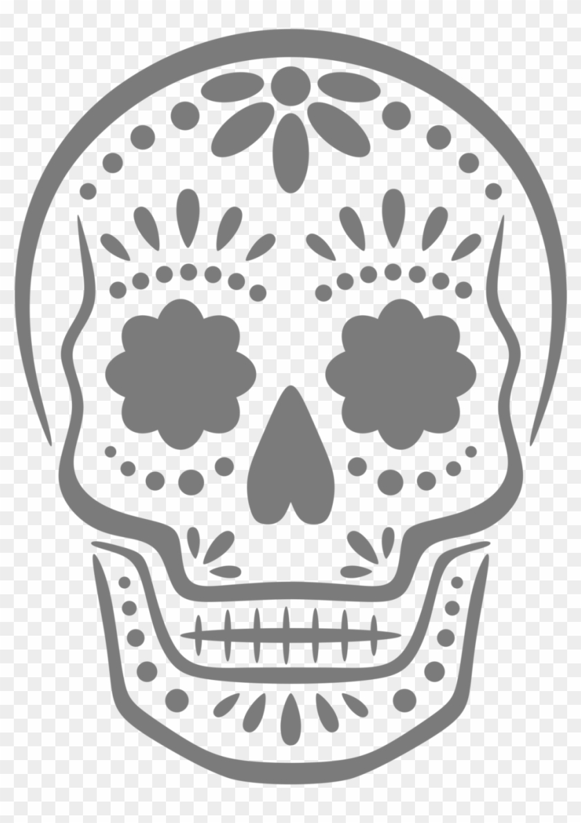 sugar-skull-stencil-dia-de-los-muertos-pumpkin-stencil-hd-png