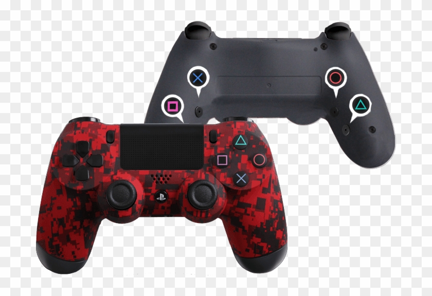 Pro Ps4 Controller From Evil Controllers Review Evil Controller Ps4 Buttons Hd Png Download 709x567 Pngfind