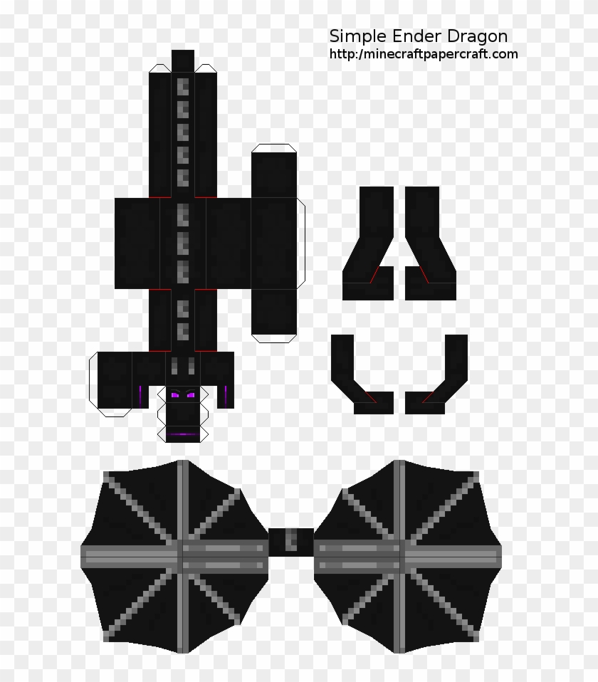 MInecraft Enderdragon Face - Printable for Download