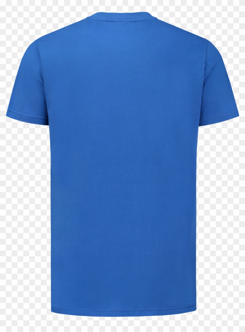 royal blue t shirt back