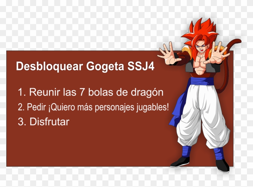 View Fullsize Gogeta Image - Super Saiyan 4 Gogeta Png