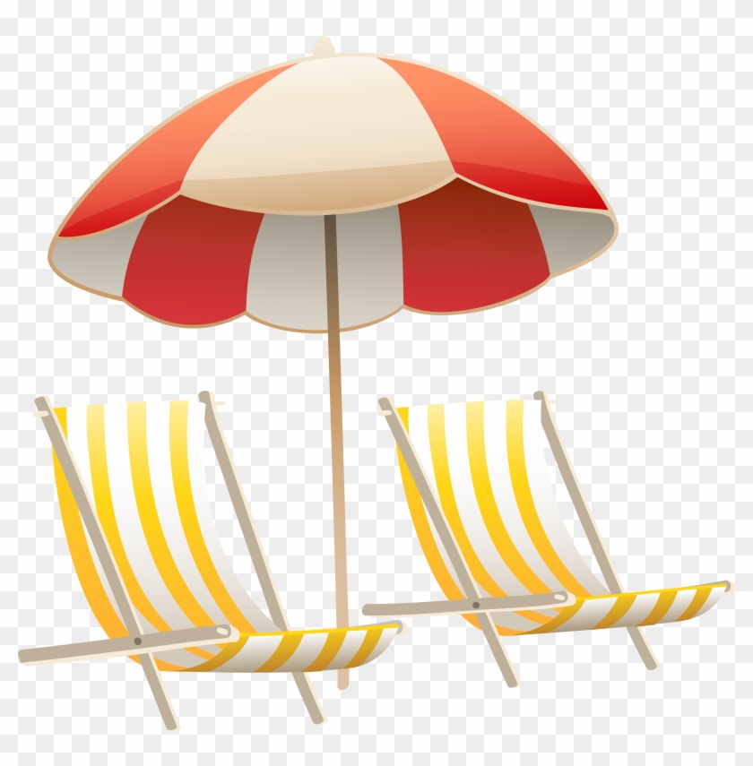 Beach Chair Png Beach Chair And Umbrella Clip Art Transparent Png 5720x5553 1228308 Pngfind