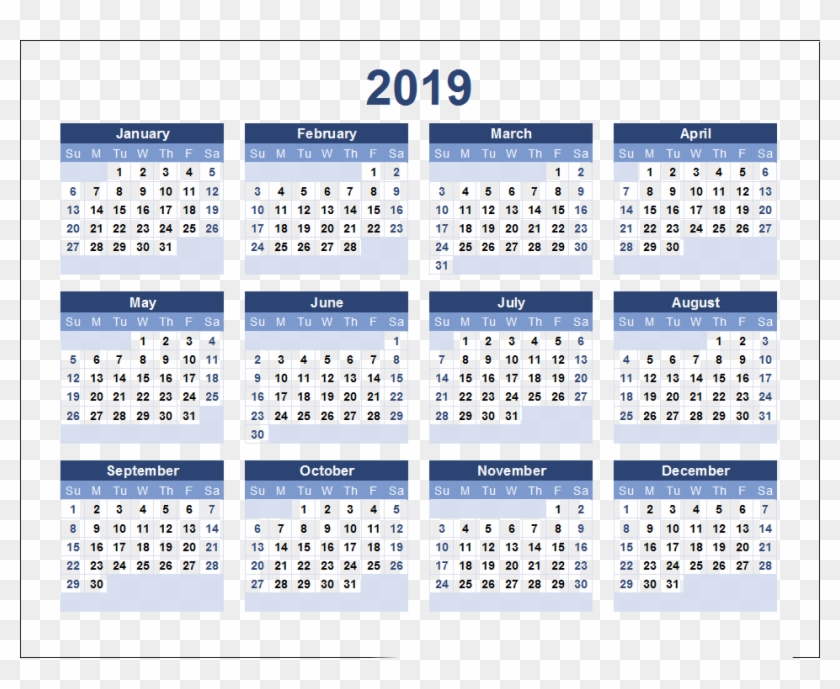 Excel 2019 Calendar Template Hd Png Download 950x735 1228886