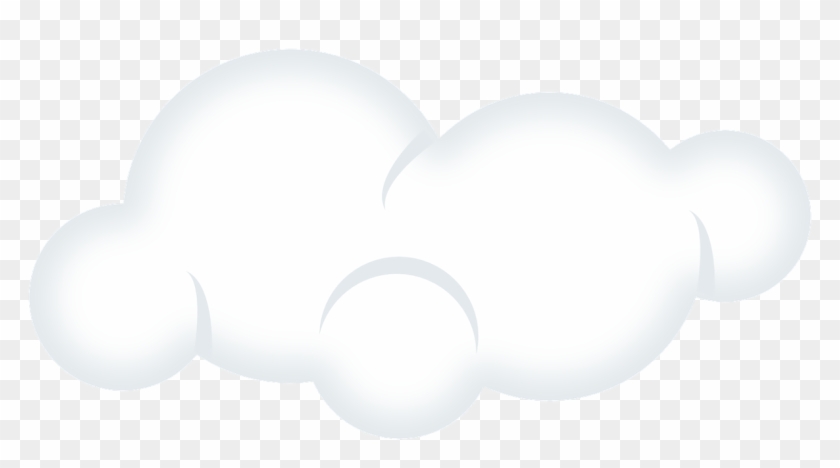 Cloud Clipart Transparent Background - White Cloud Vector Png, Png Download  - 1216x621(#1237299) - PngFind