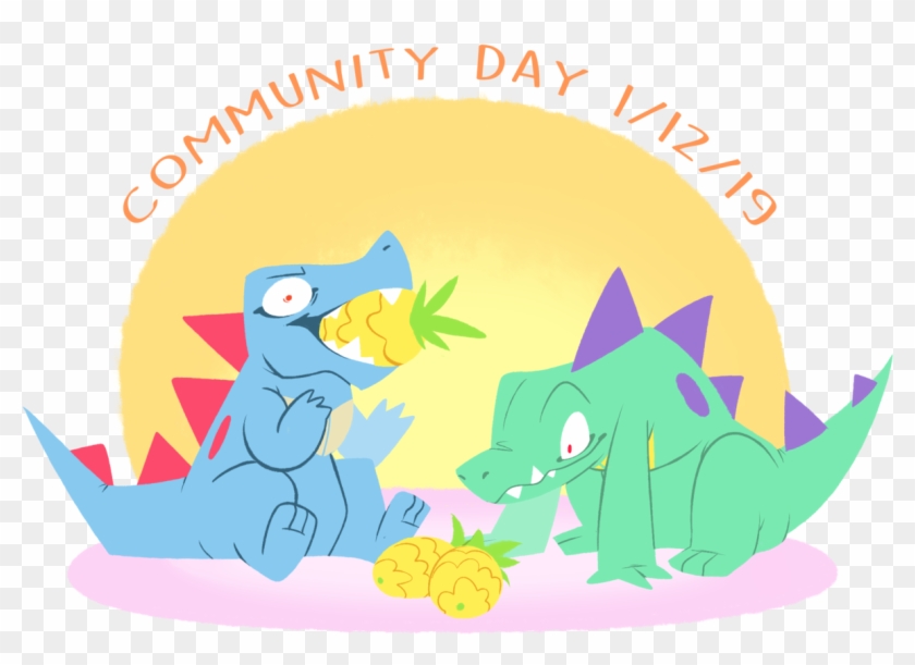 Hope Everyone Got Their Shiny Totodile Cartoon Hd Png Download 1280x937 Pngfind