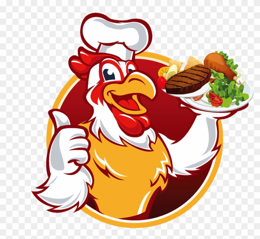 Cartoon Chinese Food Chicken Chef Logo Png Transparent Png