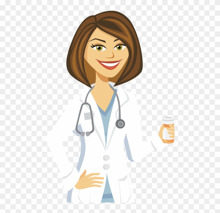 cartoon female doctor images