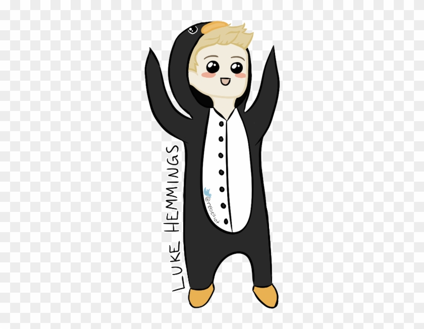 5sos Tumblr Wallpaper Luke Hemmings As A Penguin Hd Png Download 500x700 1248099 Pngfind