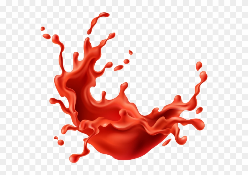 Sauce Splash - Tomato Splash Png, Transparent Png, 866x650, png download.