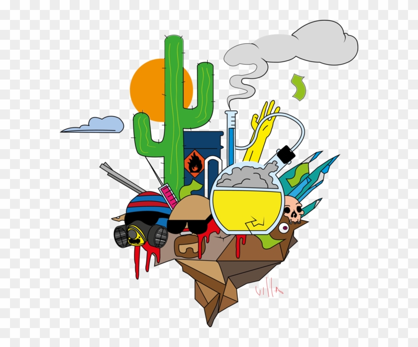 Breaking Bad Fan Art Breaking Bad Art Png Transparent Png 600x618