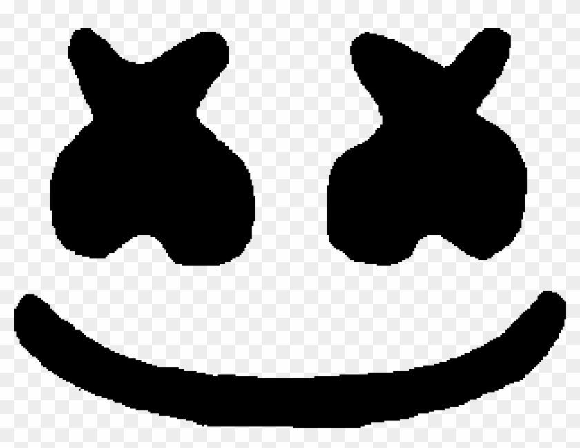 Marshmello Mask Template