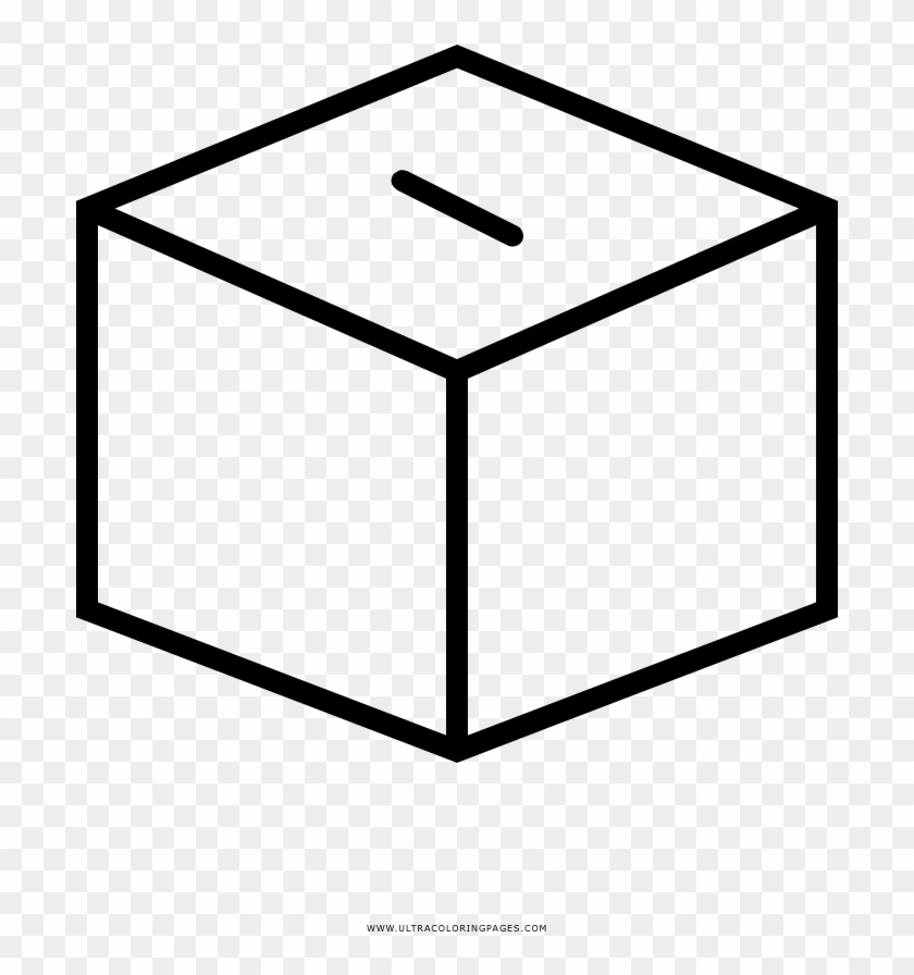 Tissue Box Coloring Page - Dice Outline, HD Png Download ...