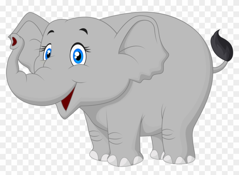 Cartoon Elephant Vector [преобразованный] - Elephant Cartoon Vector Png,  Transparent Png - 1280x903(#1260090) - PngFind