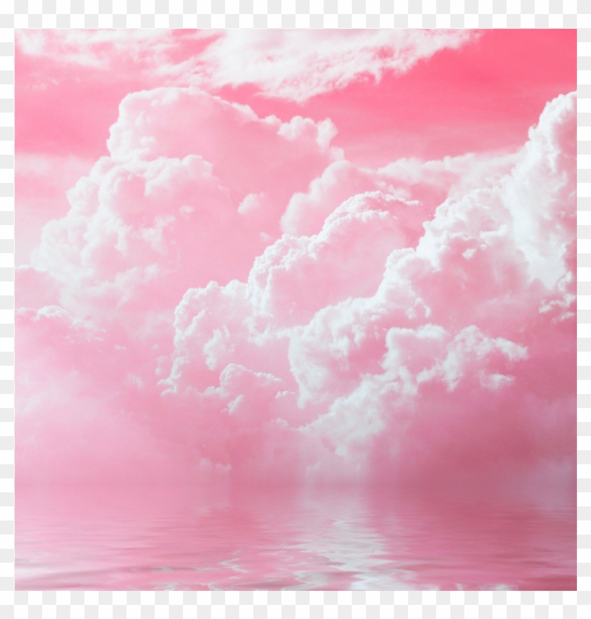 Pink Clouds Background Pink Aesthetic Background Hd Png Download 1024x1024 Pngfind