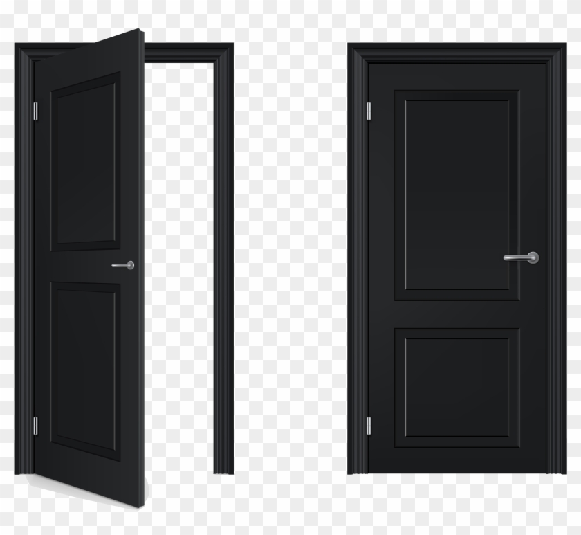Open And Closed Door Clipart Hd Png Download 1024x819 Pngfind