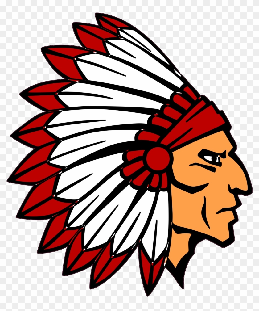 Indian Head Mascot Clipart Designs