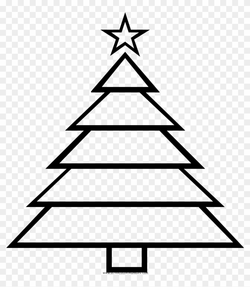 Árbol De Navidad Página Para Colorear - Christmas Tree Drawing Pencil, HD  Png Download - 1000x1000(#1299925) - PngFind