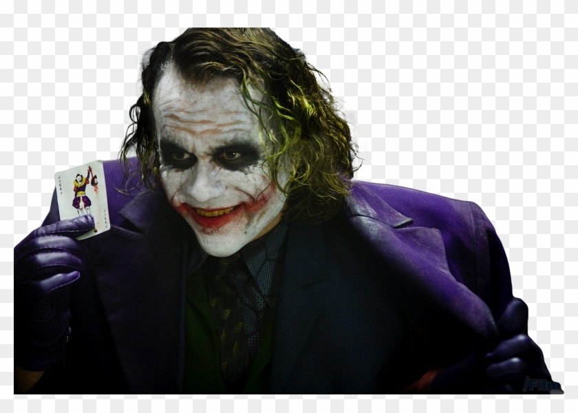 Joker Wallpaper Hd - Joker Gotham Vs Heath Ledger, HD Png Download -  1600x1067(#132559) - PngFind
