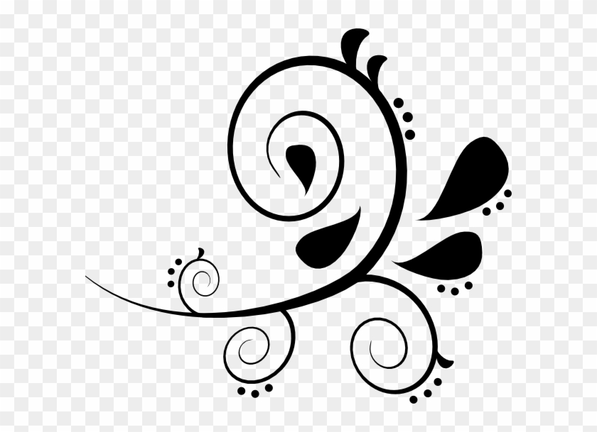 Squiggle Design Clipart Swirl Clipart Black And White Hd Png