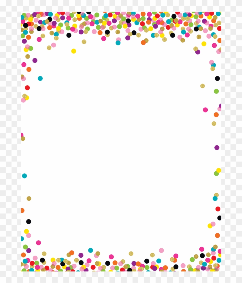 Confetti Border, HD Png Download - 900x900(#134541) - PngFind