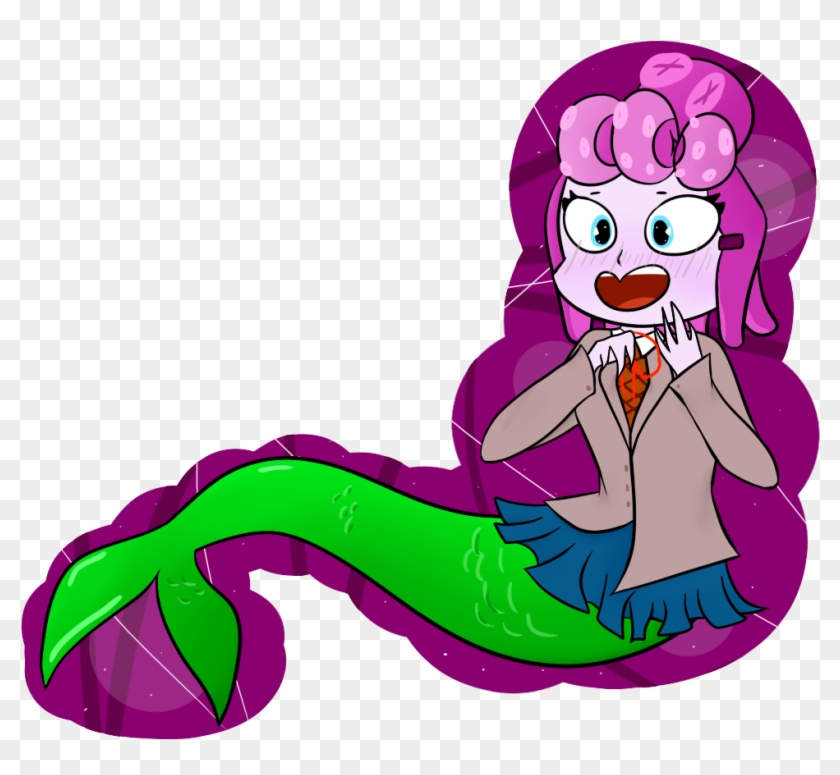 Mermaid Clipart Cove Doki Doki Literature Club Crossover Fanart Hd Png Download 1024x1024 1302143 Pngfind