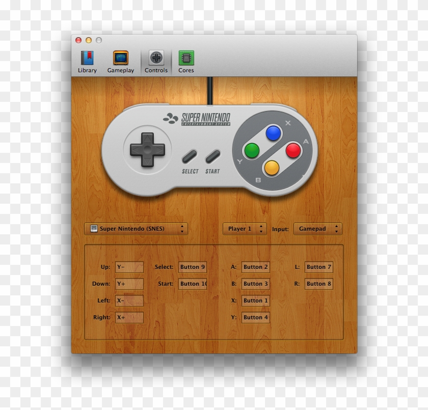 Openemu Controller Configuration Screen - Super World Controller Buttons, HD Download - 675x740(#1304453) - PngFind