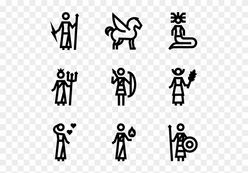 Greek Mythology - Greek Mythology Icons, HD Png Download - 600x564 ...