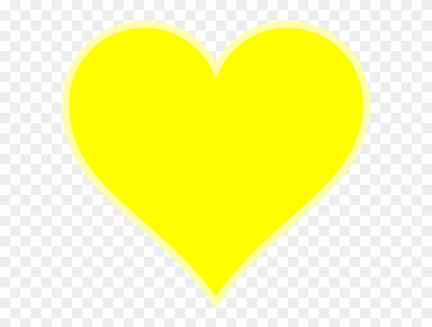 Yellow Heart Transparent Background - Yellow Heart Png, Png Download -  600x557(#1311892) - PngFind
