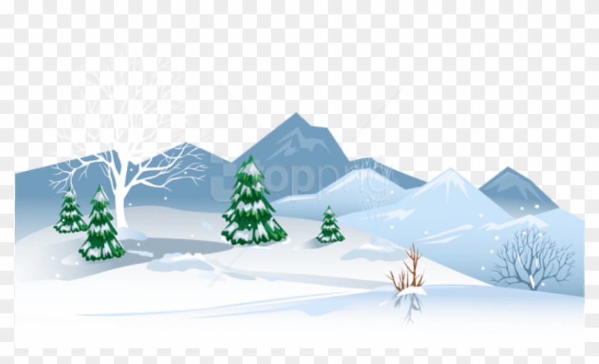 Free Png Winter Ground With Snow Png - Winter Scene Transparent