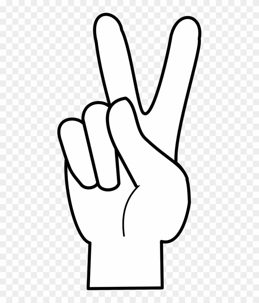 Animated Hand Peace Sign, HD Png Download - 415x800(#1313510) - PngFind