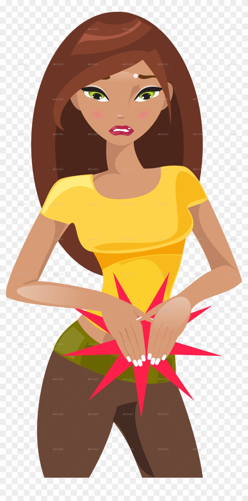 Pain In Stomach Png Image - Abdominal Pain Png, Transparent Png