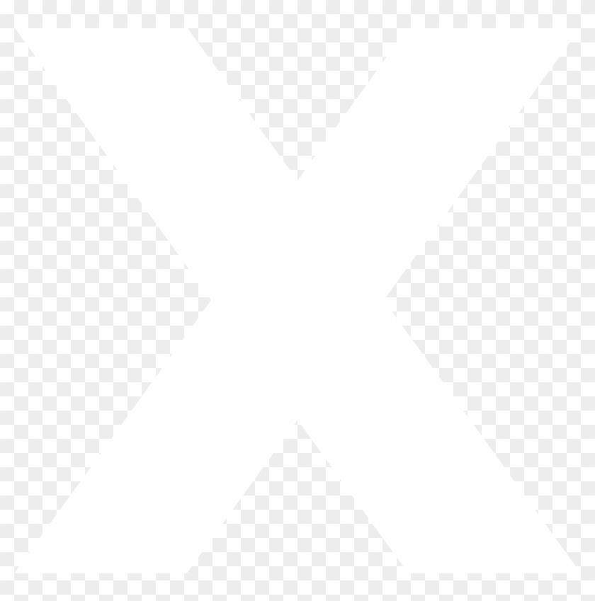 X - Transparent White X Png, Png Download - 1746x1682(#1320307