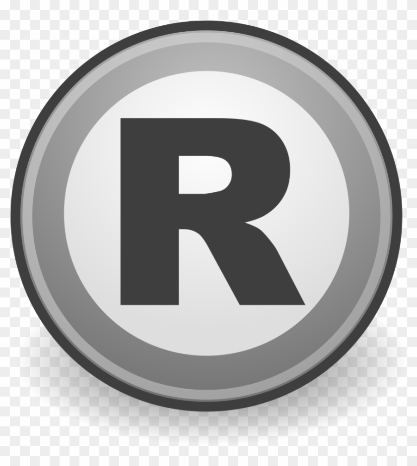 Commons Emblem Registered Trademark Gray Png Grey Registered