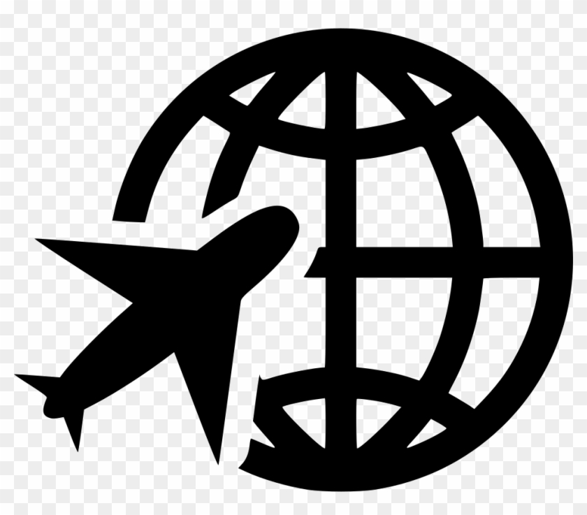 Png File Svg - Plane Globe Icon Png, Transparent Png - 980x814(#1328738 ...