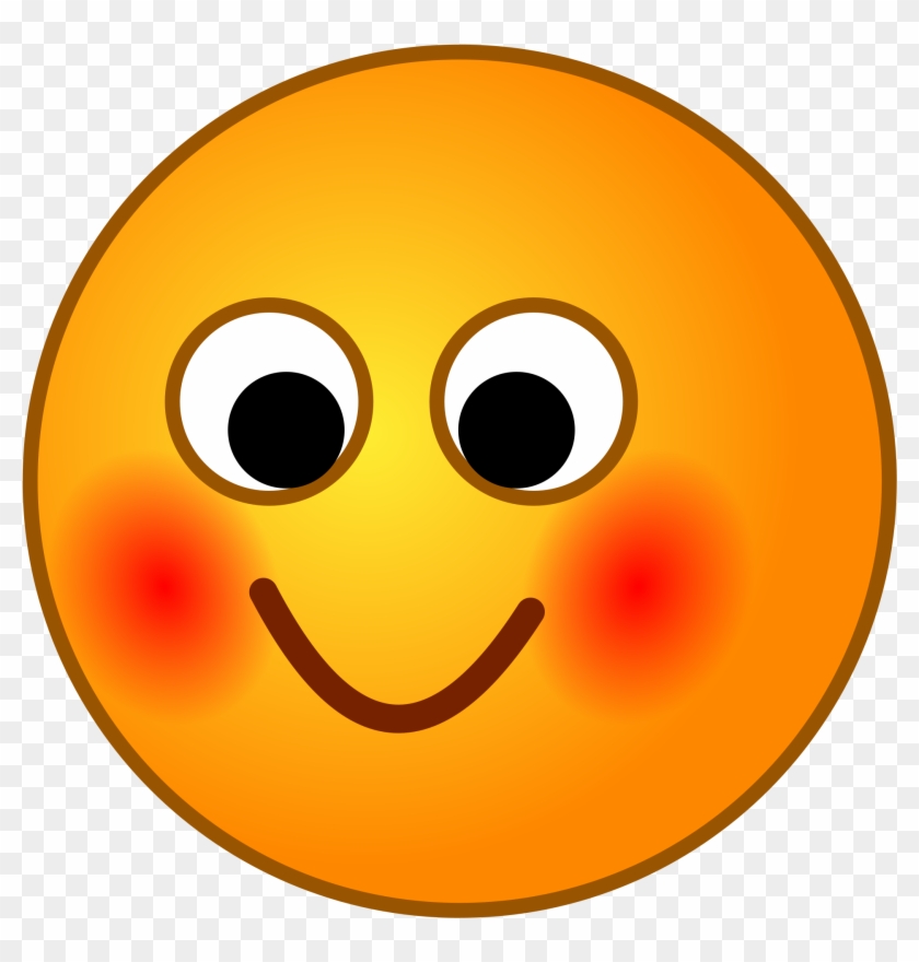 Smiley Face Emoticon Png Emoji Shy And Happy Face Png