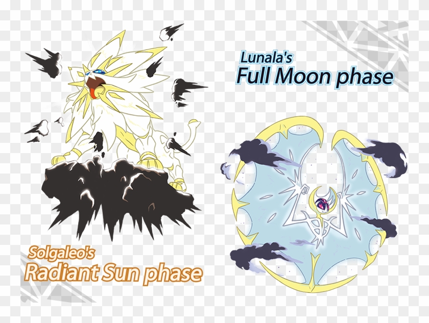 Pokemon Solgaleo X Lunala , Png Download - Pokemon Sun And Moon