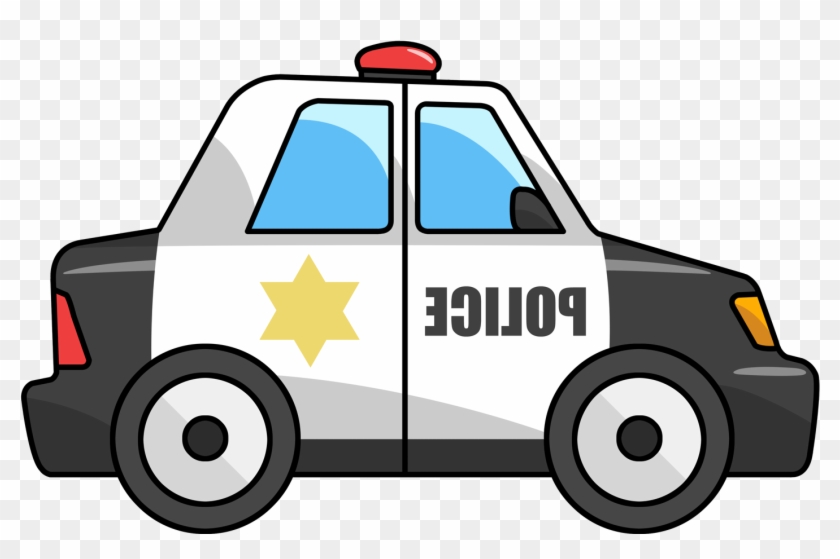 Free Cartoon Police Car Clip Art - Police Car Clipart, HD Png Download -  1416x876(#1344276) - PngFind