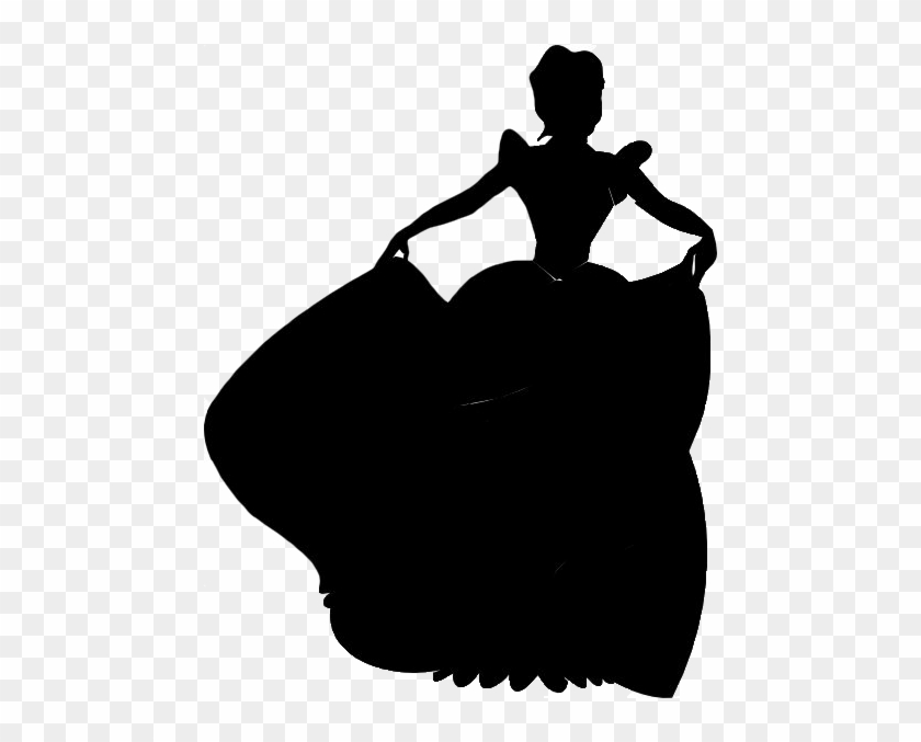 Download Cinderella Silhouette Disney Princess Cinderella Silhouette Hd Png Download 800x800 1348687 Pngfind