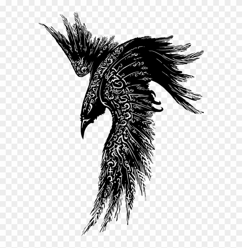 Top 57 Odins Ravens Tattoo Ideas 2021 Inspiration Guide  Guardian angel  tattoo Raven tattoo Angel tattoo