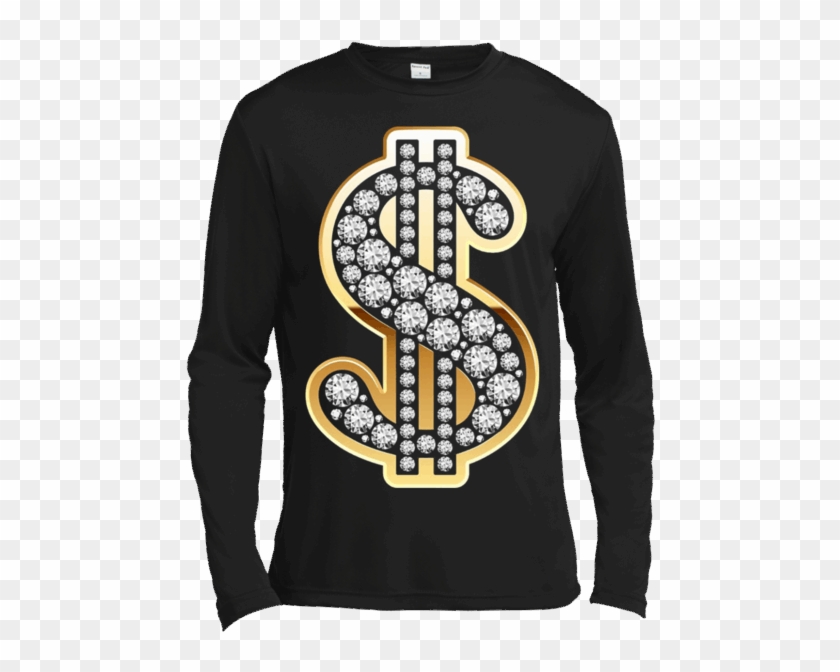 Dollar Sign Gold Diamond $ Bling T-shirt - Simply Southern Shirts ...