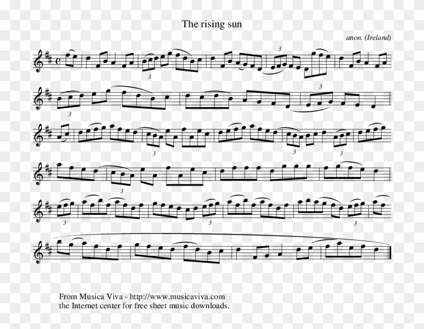 Listen To The Rising Sun Senna Bleach Violin Sheet Music Hd Png Download 710x571 1360472 Pngfind