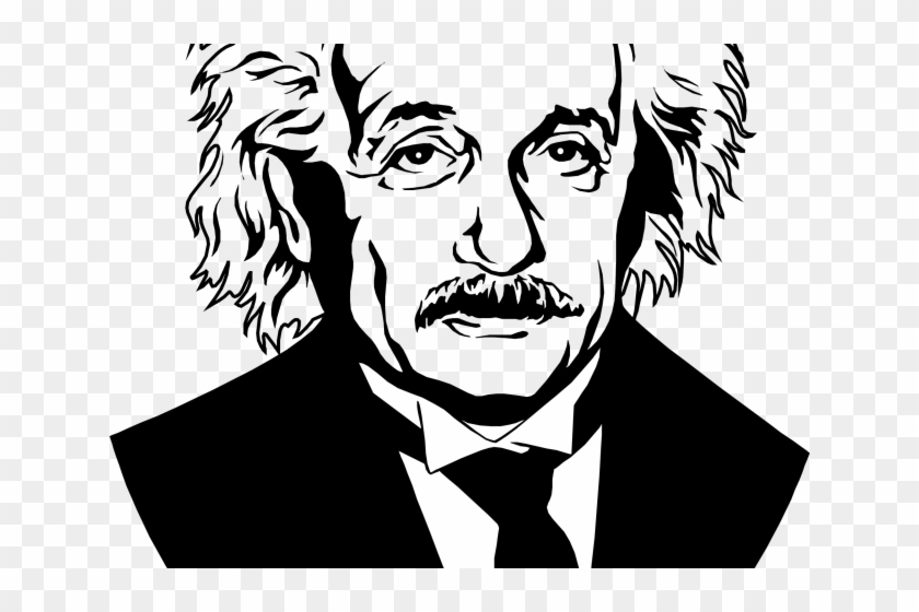 einstein clipart black and white hen