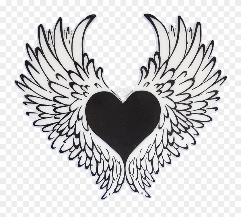 Heart With Wings Png - Heart With Angel Wings, Transparent Png ...
