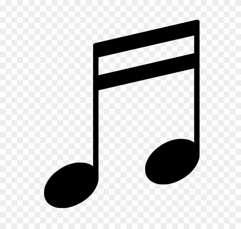 Music Note Free Png Image - Outline Of Music Notes, Transparent Png -  623x720(#1378394) - PngFind