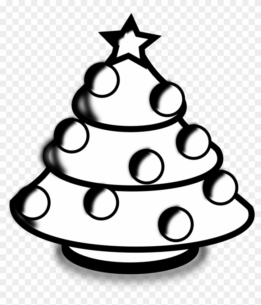 small black christmas tree