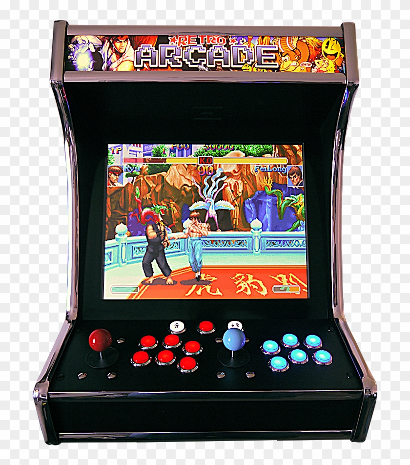 Retro Bartop Arcade Cabinet Cabinato Arcade Clip Art Hd Png